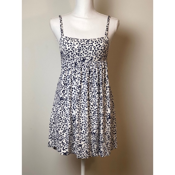 cheetah babydoll dress